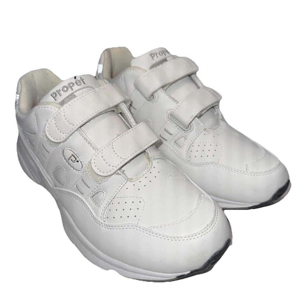 Propet Stability Walker X Wide Walking Shoes Men's 9 1/2 X (3E) White M2035